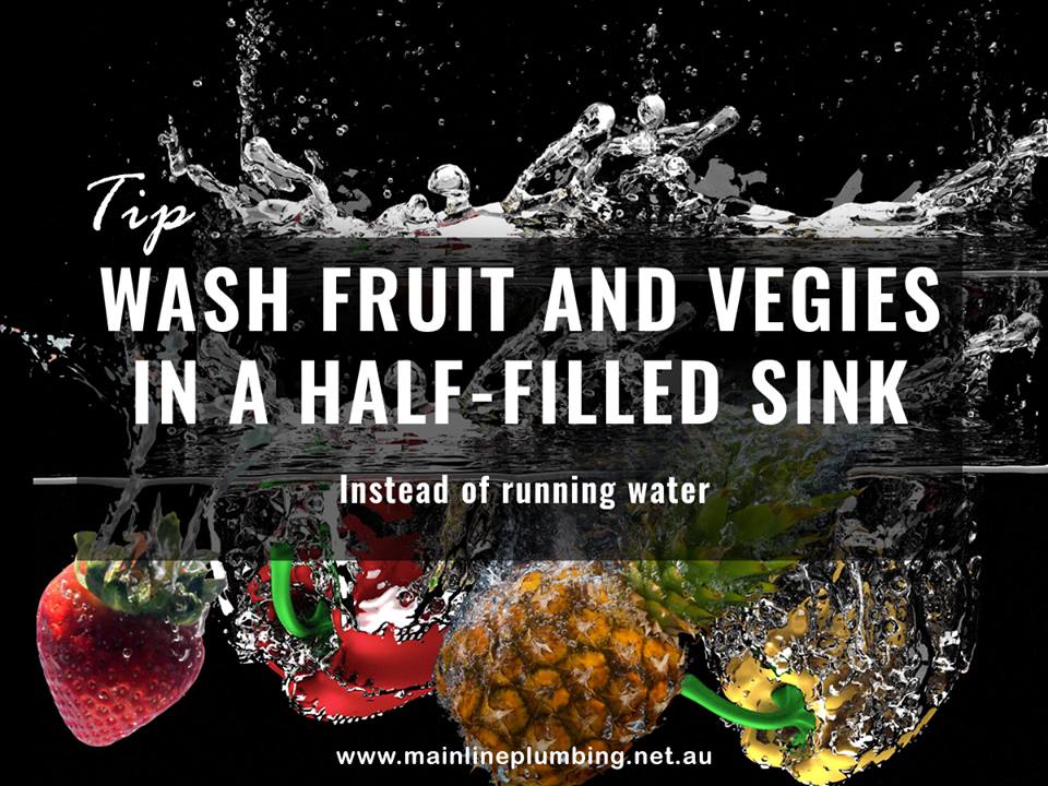 Wash fruits