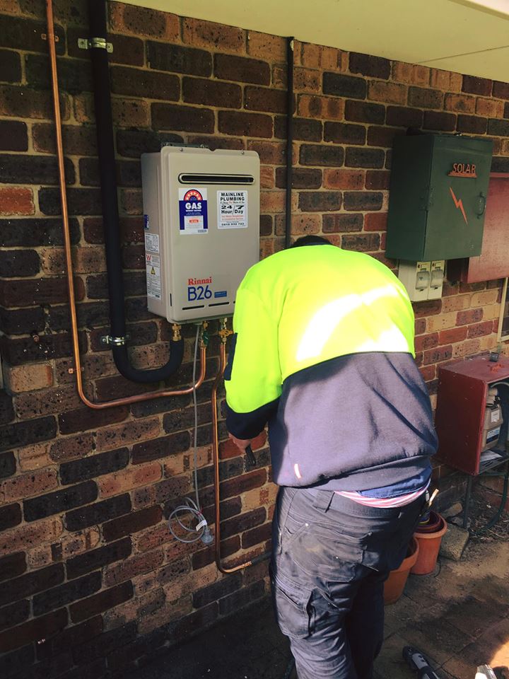 Hot gas installation
