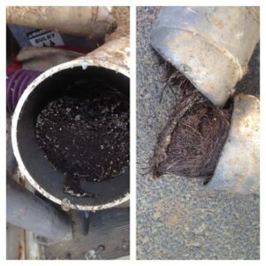 Blocked drainage
