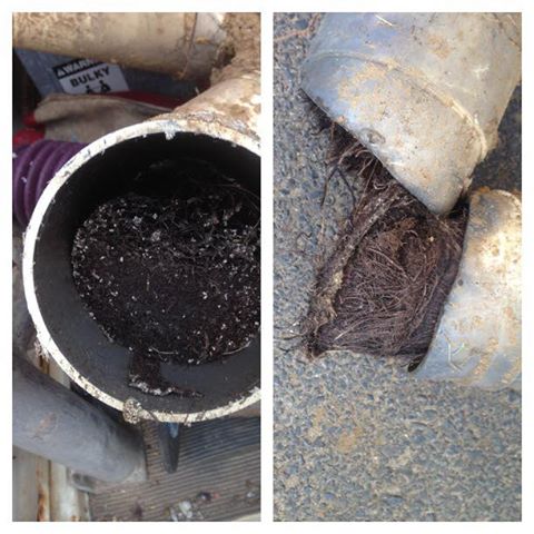 Blocked drainage