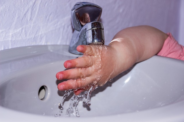 Water Running from the tap