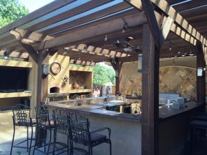 Outdoor kitchen needs proper plumbing